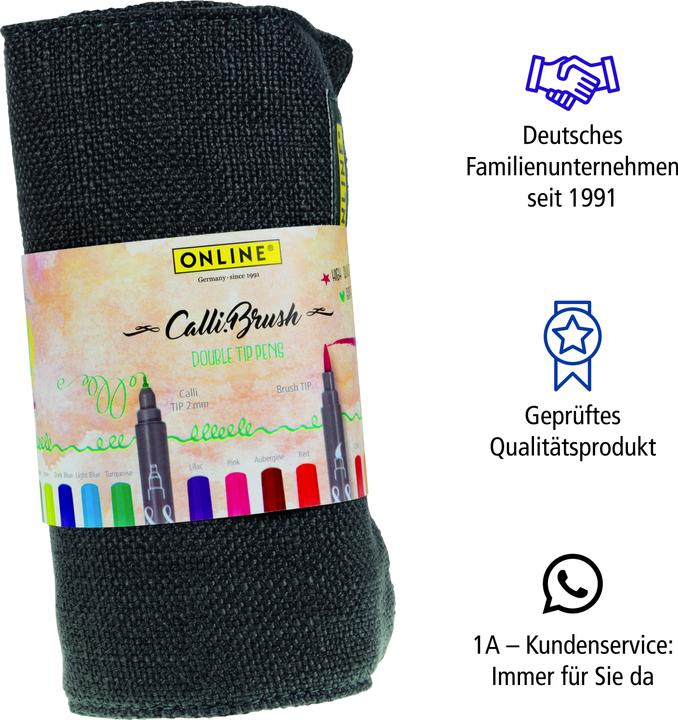 Produktbild Online Callibrush Pen Double Tip (Mehrfarbig, 24 x)