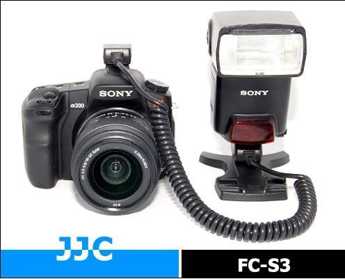 Actual product image JJC Sync cable for Sony and Minolta TTL flash (Flash unit spare parts)