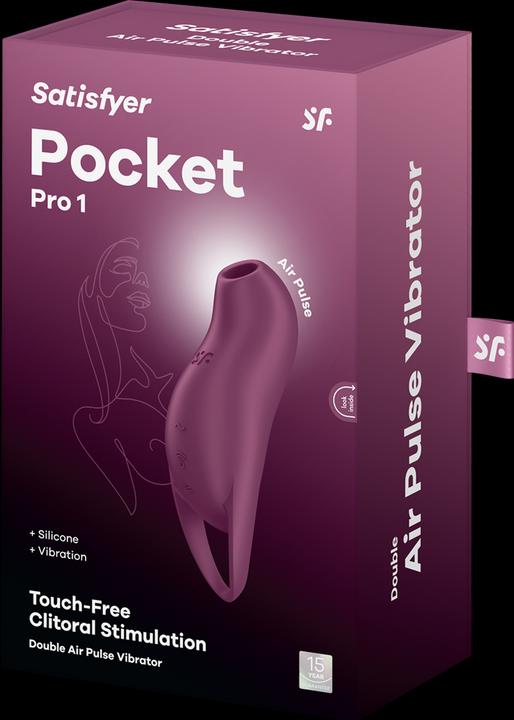 Image du produit Satisfyer Pocket Pro 1 Stimulateur Clitoridien Bleu Clair