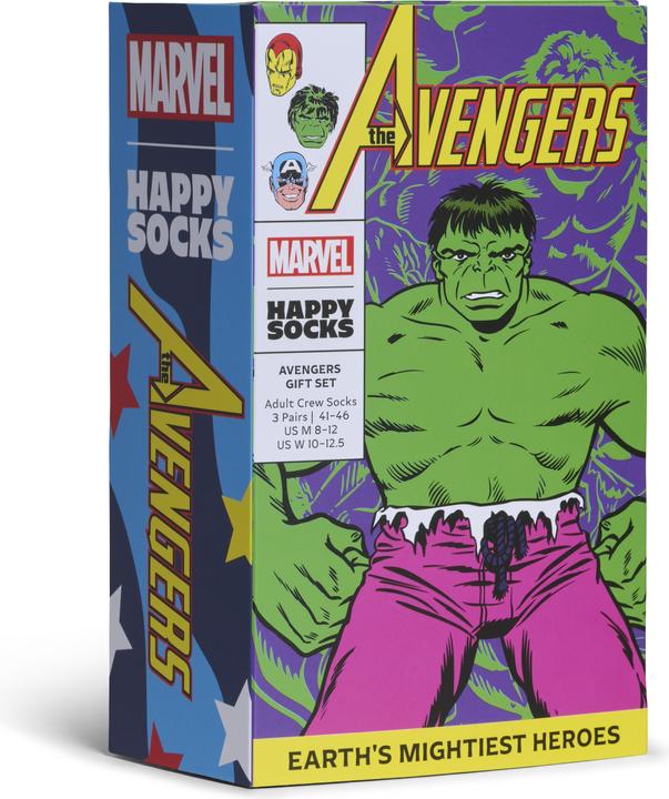 Immagine prodotto Happy Socks Strümpfe MARVEL™ Avengers Socken 3er Pack (confezione da 3, 36 - 40)