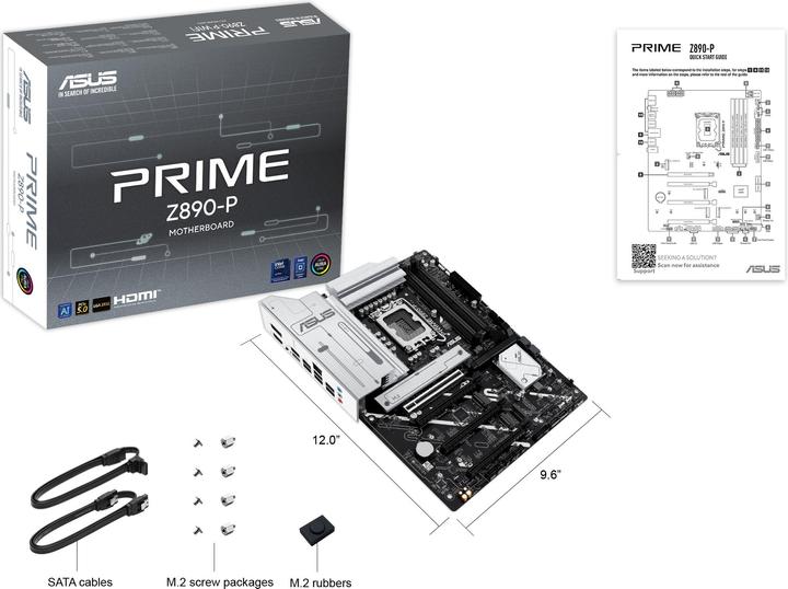 Image du produit ASUS PRIME Z890-P (LGA 1851, Intel Z890, ATX)