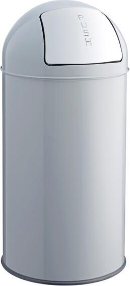 Actual product image Helit Push waste bin (30 l)