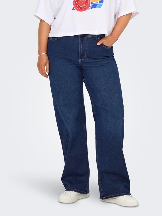 Image du produit Only CARSALLY Mittlere Taille Weiter Beinschnitt Jeans Jeans mit weitem Bein (54)