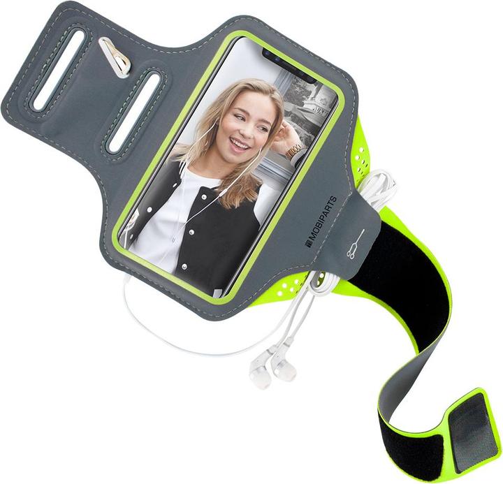 Productafbeelding Mobiparts Comfort Fit Sport Armband Samsung Galaxy S9 Plus Neon Green