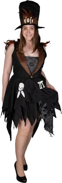 Produktbild MICA Festival Kostüm - Voodoo - Damen - für Erwachsene - 2-teilig - verschiedene Grössen 40/42 (M)