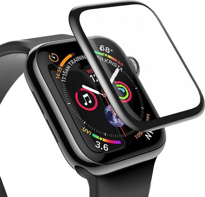 Image du produit Baseus 0.23mm curved-screen tempered glass 38mm for Apple Watch Black (SGAPWA4-C01)