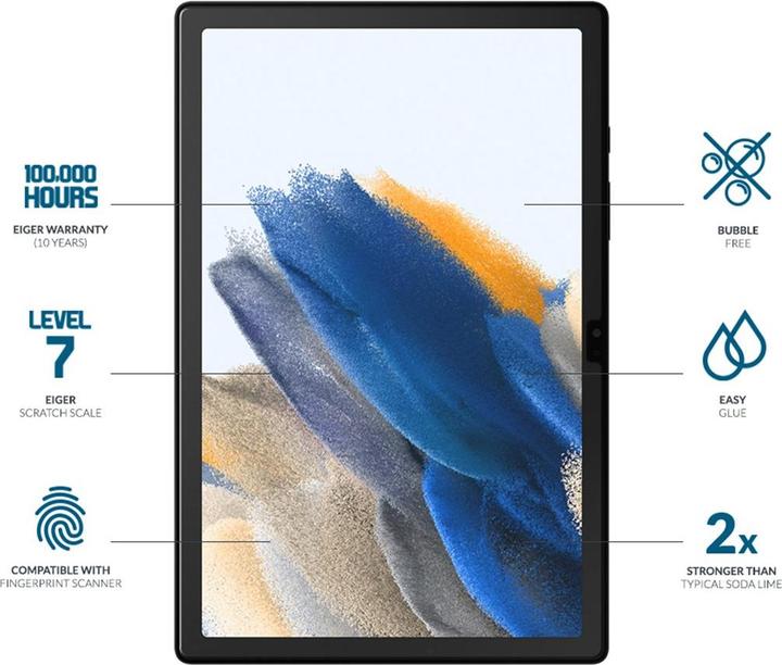 Produktbild Eiger Mountain Glass Clear Tablet (1 Stück, Galaxy Tab A8 (2021))