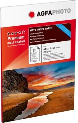Produktbild AGFAPHOTO Premium Double Side Matt-Coated 220 g A 4 20 Blatt (220 g/m², A4, 1 x)