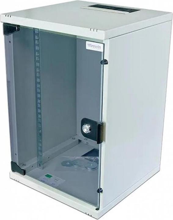 Produktbild Wirewin Wandschrank WCAB 10 312X300X6U 10 / 6HE / Schwarz (5.71 HE, 10 Zoll Rack)