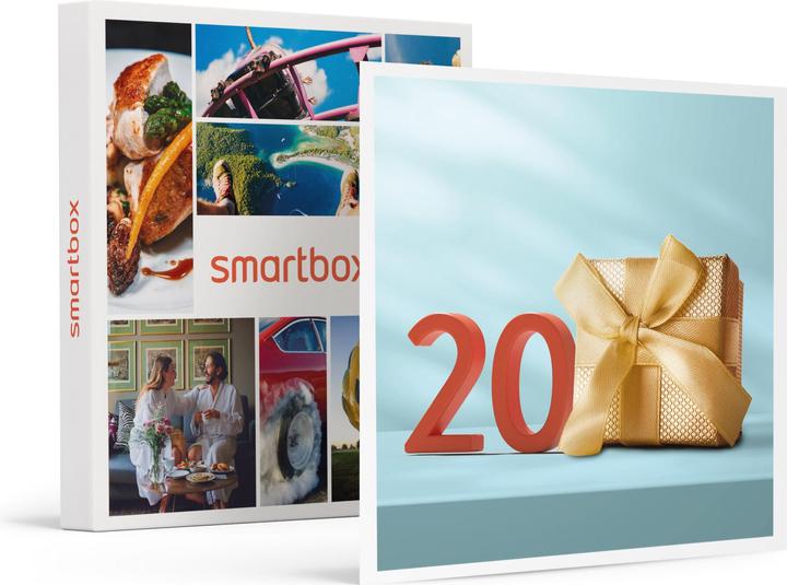 Produktbild Smartbox Ein besonderer Geburtstag, 20 Jahre! Aufenthalte in Europa, Gourmet-Dinner oder Wellness für 2 (2 Pers.)