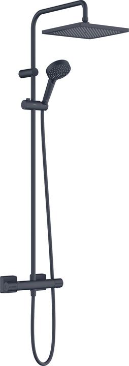 Actual product image hansgrohe HG Showerpipe Vernis Shape 240 1 jet EcoSm m Thermostat mattschwarz
