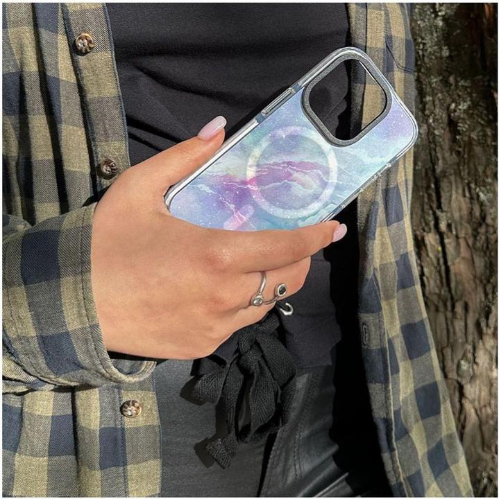 Actual product image Evelatus iPhone 15 Pro Max PC+TPU With MagSafe Customised Print (Apple iPhone 15 Pro Max)