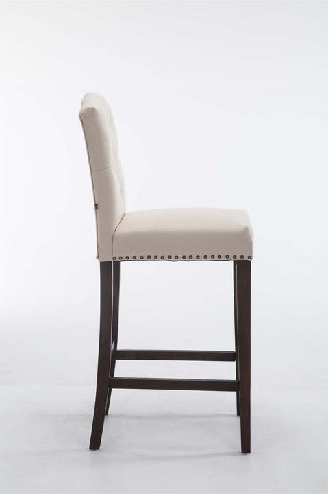 Actual product image Swisshandel24 Bar stool Louise antique fabric, cream