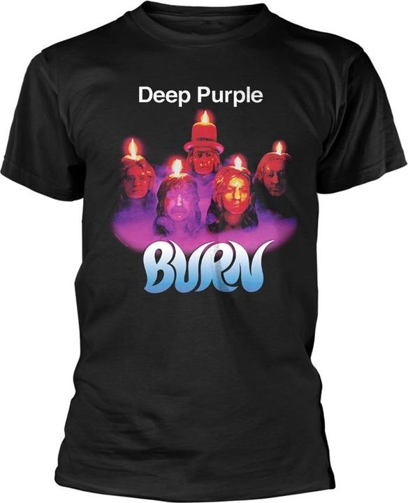 Deep Purple Burn Band Logo T Shirt XL (XL)