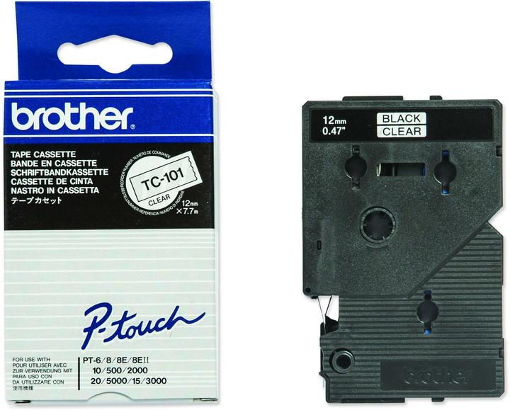 Produktbild Brother Tc-101 (1.20 cm, Schwarz)