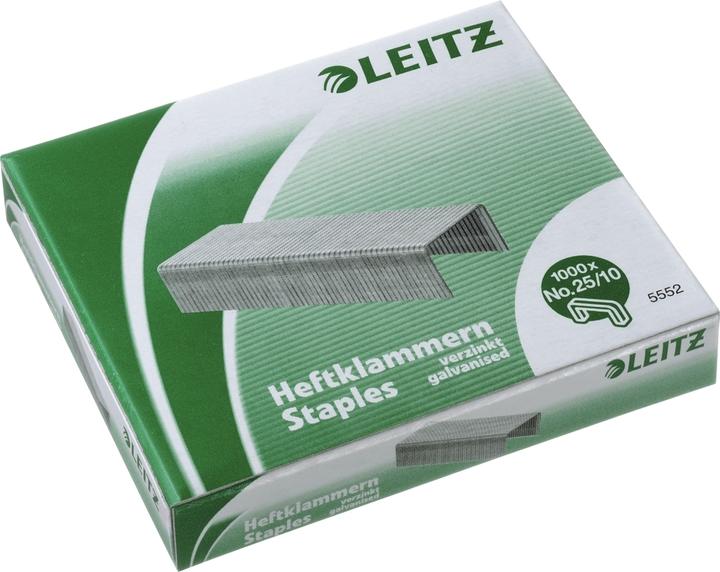 Produktbild Leitz Heftklammern P5, 10mm, verzinkt, 1000 Stück (1000 x)