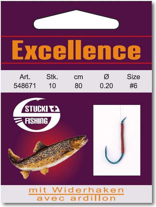 Produktbild Stucki Thun Excellence geleimte Haken mit Widerhaken