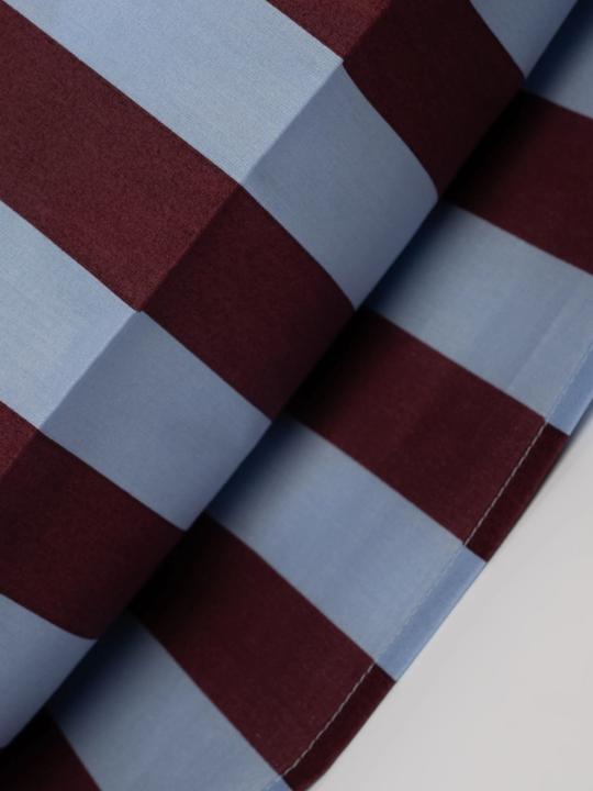 Actual product image HAY Pillowcase??T?? dark red striped (Pillowcase, 65 x 100 cm)
