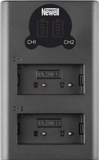 Newell Cameralader DL-USB-C Dubbelkanaals lader voor NP-W126 batterijen (Lader)