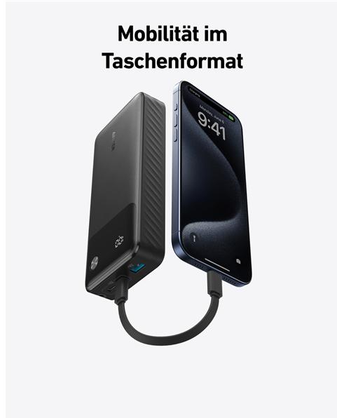 Immagine prodotto Anker PowerBank 10000mAh 22.5W nero (10000 mAh, 22.50 W, 22.50 Wh)