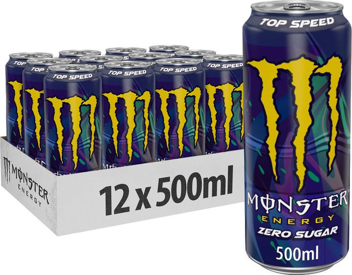 Image du produit Monster Energy Top Speed Zero (12 x 50 cl)