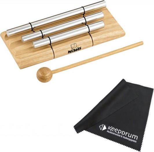 Produktbild Meinl Klangstäbe Nino 580 Energy Chimes 3 Töne mit Tuch (Perkussion)
