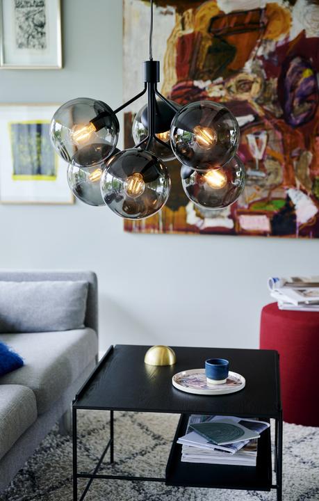 Actual product image Nordlux Ivona, Pendant light, Black (E27)