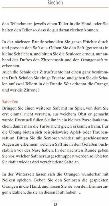 Actual product image Wahrnehmungsspiele für alle Sinne (German, Natali Mallek, Annika Schneider, 2019)