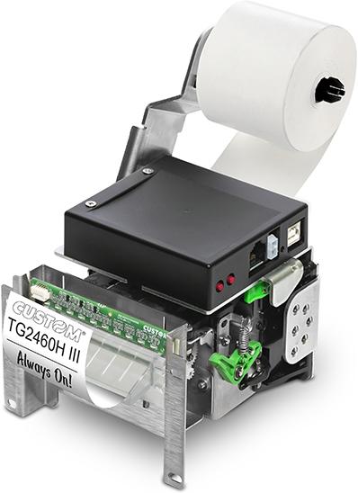 Custom TG2460HIII 203 x 203 DPI Wired Direct Heat POS Printer (USB, RS-232)