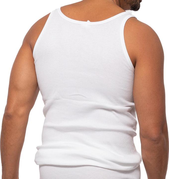 Produktbild Ammann 4er Pack Organic Cotton Doppelripp Unterhemd / Tanktop (L)