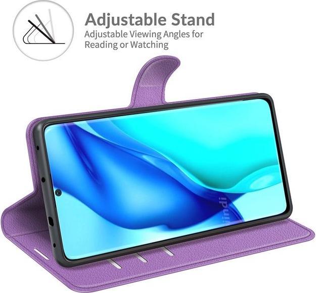 Actual product image MU Classic Litchi Leather Bookcover Series (Huawei P50 Pro)