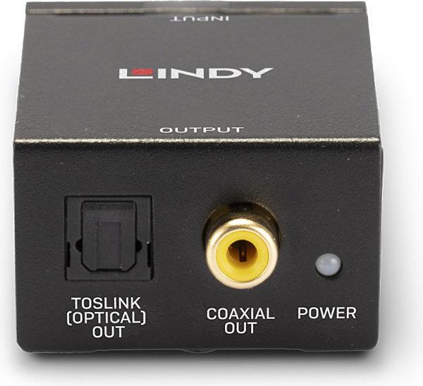 Produktbild Lindy Phono to Toslink (Optical) & Coaxial ADC (Analog -> Digital)