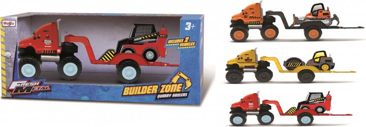 Actual product image Maisto Builder Zone Quarry Haulers assorted