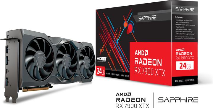 Immagine prodotto Sapphire AMD RADEON RX 7900 XTX MBA (24 GB)