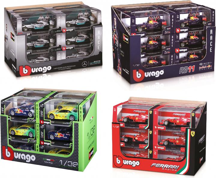 Produktbild Bburago Formel 1 + DTM 1/32 ass. im 12 Display