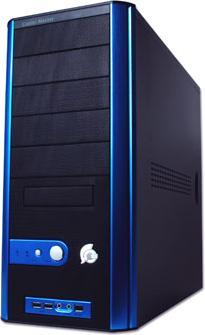 Produktbild Cooler Master CAC-T05-UBB Centurion 5, schwarz/blau (ATX)