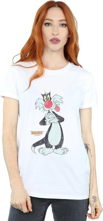 Immagine prodotto Looney Tunes Sylvester Distressed Maglietta Ampia Donna (XXL)