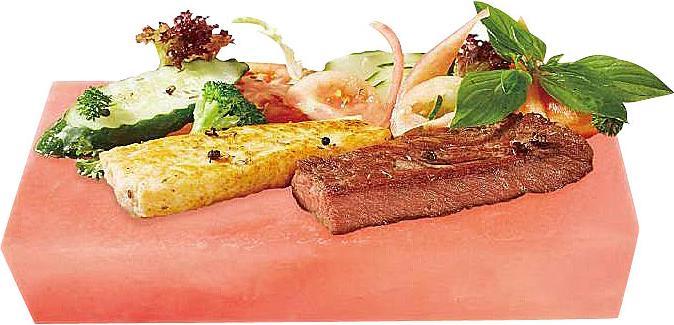 Produktbild Rosenstein & Söhne 4er-Set Salzsteine zum Grillen, 10 x 20 x 2,5 cm