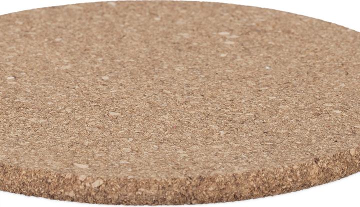 Actual product image Relaxdays Cork coasters (4 x, Pan coaster)