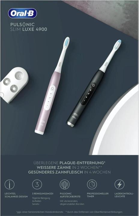 Produktbild Oral-B Pulsonic Slim Luxe 4900 (Schallzahnbürste)