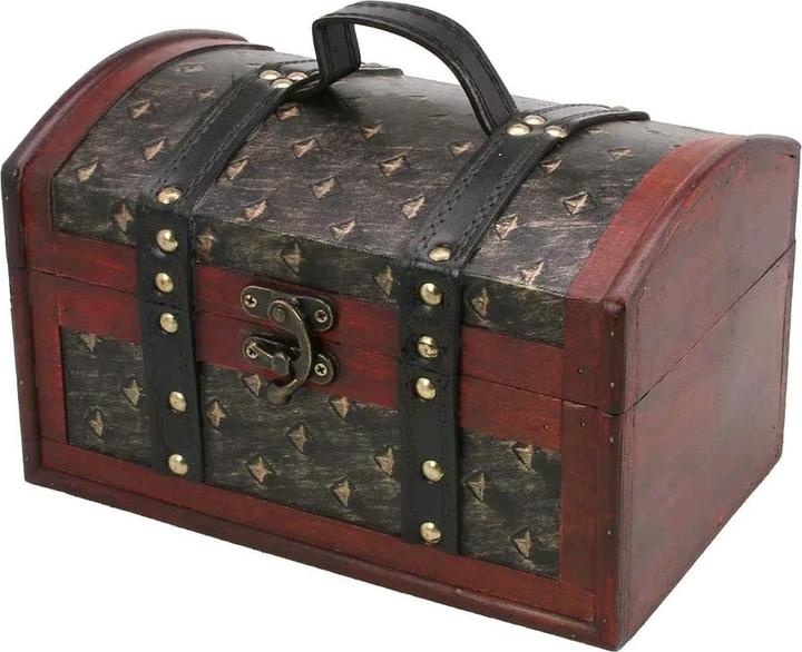 Actual product image Safe Treasure chest Orient motif large.36558
