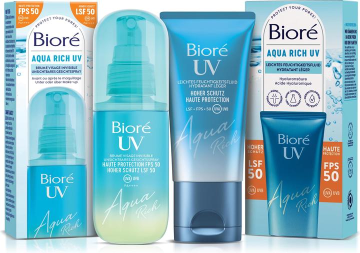 Produktbild Bioré Aqua Rich (Sonnenspray, SPF 50, 60 ml)