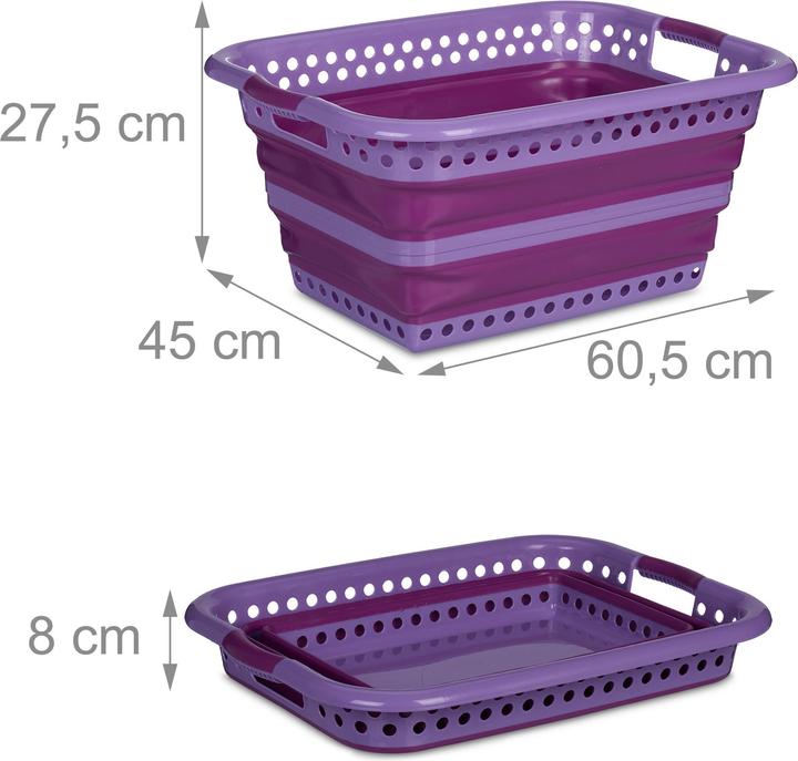 Actual product image Relaxdays Laundry bin (35 l)