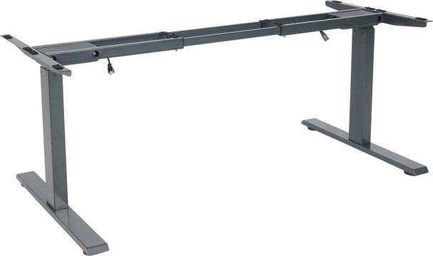 Produktbild Swisshandel24 Gestell, variables Tischgestell für Eck-Schreibtisch, elektrisch höhenverstellbar Memory 45kg anth