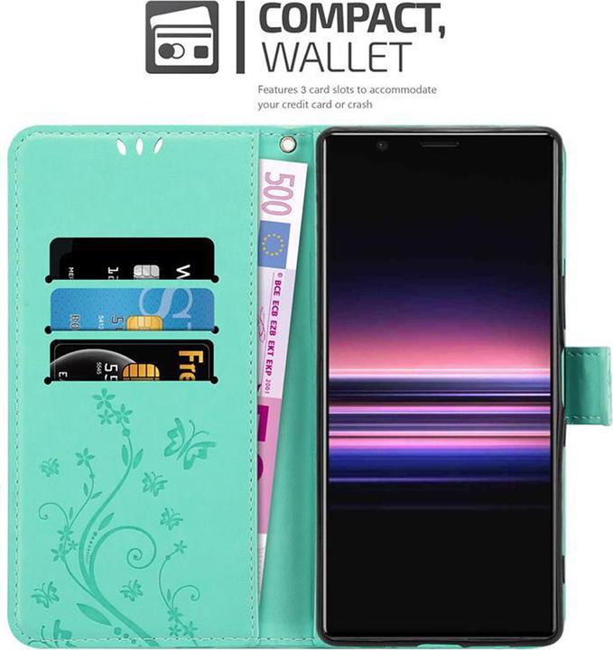 Actual product image Cadorabo Flower Book Cover (Sony Xperia 5)