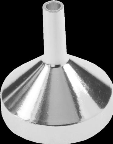 Produktbild Parfümtrichter, Aluminium, Chromfarben, Ø 2,5 cm, Höhe: 3 cm