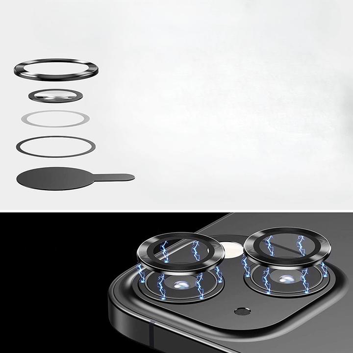 Image du produit Enkay iPhone 15 / 15 Plus - Lentilles de caméra verre blindé multicolore (2 pièce(s), Apple iPhone 15 Plus, Apple iPhone 15)