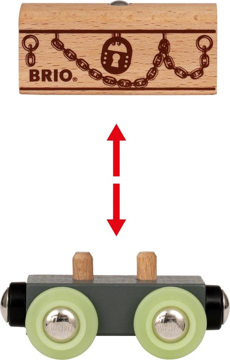 Actual product image Brio Ghost Train Glow in the Dark