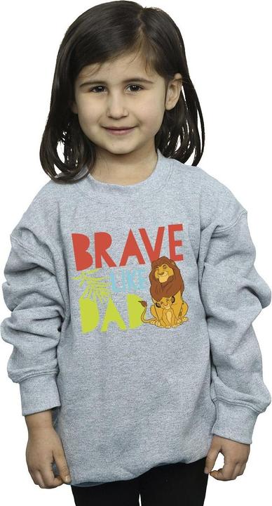Image du produit Disney - Sweat THE LION KING BRAVE LIKE DAD - Fille (128)