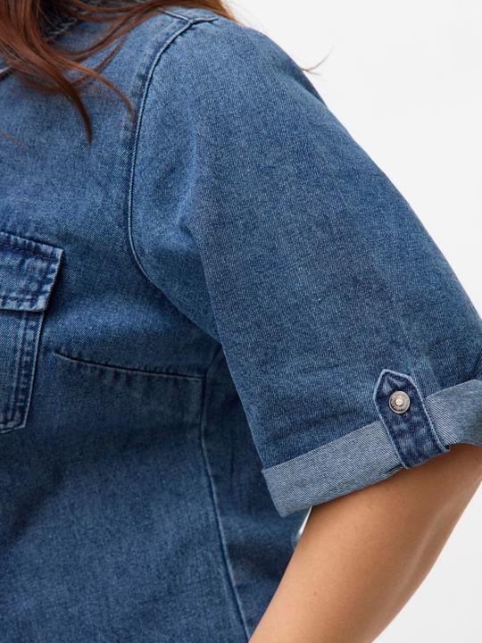 Actual product image Vero Moda VMCJENNIE Kurzes Kleid Jeanskleid (50)